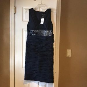 Xscape blue dress